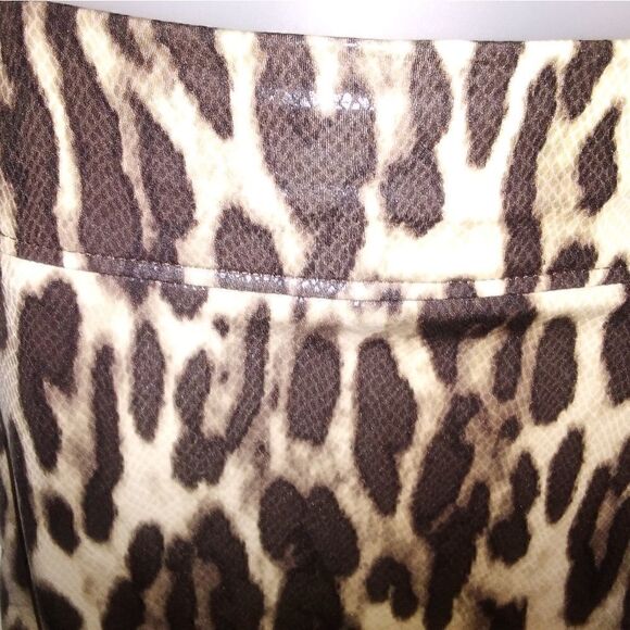 CHICO Skirt LEOPARD GREAT Fit SEQUINED Style NEVER WORN Sz 2 - Picture 4 of 7